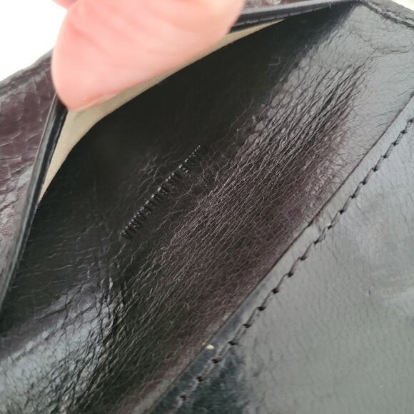 CHLOE Key Case Black Leather Small Holder Box Dust Bag Cowhide Designer - Picture 7 of 11